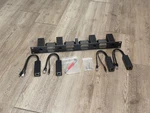 Jetkvm 1u Rack Mount Carbon Fiber Infused 4 Unit With Poe Adapters. Fixed Price $209.78.