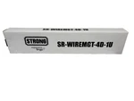 Strong Sr-wiremgt-4d-1u, Rack Wire Management Plate With 4 Plastic D-rings - New. Fixed Price $26.32.