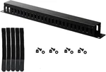 19 Inch 1u Cable Management Horizontal Rack Mount Manager With Mounting Sc. Fixed Price $25.57.