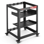 Pyle 15u Network Cabinet-open Frame Rack, Wall Mountable Heavy Duty Designs. Fixed Price $124.99.