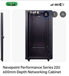 Navepoint 00405913 15u 450mm Depth Wallmount Networking Cabinet. Fixed Price $300.00.