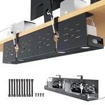 Univivi Under Desk Cable Management Tray - 32" Steel Cord Organizer, No-drill. Fixed Price $59.42.