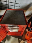 Vintage Mac Tools Mb302 K3 4 Drawer Mini Side Cabinet Red Usa 1 Key. Fixed Price $375.00.