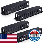 Taiyin 2 Pcs 2u 19 Inch Horizontal Cable Management Panel 12 Slot Rack. Fixed Price $44.81.