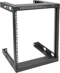 Riveco 12u 19" Wall Mount Server Rack 17.7" Deep 2 Post Open 12u, Black. Fixed Price $135.55.