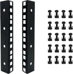 4u Rack Rails With M6 Mount Screws And Cage Nuts Set For Diy 4u, Back. Fixed Price $14.28.