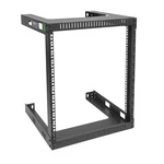 Riveco 12u 19" Wall Mount Server Rack 17.7" Deep 2 Post Open Frame Cabin. Fixed Price $119.97.