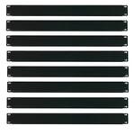 8 Rack Panels 1 Space Solid Case Single Cover Filler Black Elite Core. Fixed Price $167.92.