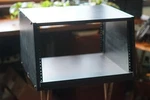 Middle Atlantic Products Slim 2 Series Black - 6u Rack Spaces Sloped Desktop. Fixed Price $180.00.