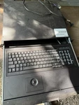 Short Depth 15.75" Trackball Rackmount Keyboard Rk-2b. Fixed Price $100.00.