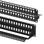Cable Matters Rackmount Or Wall Mount 2u 48 Port Keystone Patch Panel With. Fixed Price $62.79.