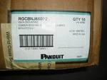 Box Of (10) Panduit Rgcbnj660p22 Kit Rack Grounding (cbn) Jumper W/ Htct2-2-1. Fixed Price $200.00.