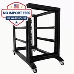 15u Rack 4 Post Open Frame 19" Server/audio Data Steel 32" Deepdr6015.7001. Fixed Price $192.35.