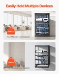 16u Open Frame Network Rack, 23 In Depth, Wall Mounted Or Floor Standing Server. Fixed Price $142.68.
