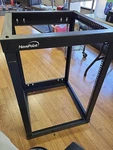 21.5"x32"x22" Navepoint 15u Side Load Wall Mount Network Rack With 16 Cage Nuts. Fixed Price $385.00.