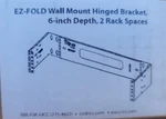 Icc Iccmsabr62 Bracket Wall Mount Ez-fold 6in. Deep 2u Rack Space. Fixed Price $39.99.
