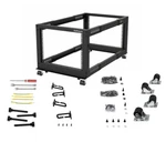 Startech 4-post 8u Mobile Open Frame Server Rack, 19 In Network Rack W/ Wheels. Fixed Price $316.47.
