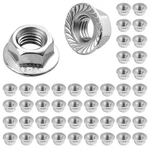 Akamino 50 Pcs M10 X 1.5mm Flange Nuts,304 Stainless Steel Metric Serrated Fl.... Fixed Price $32.47.