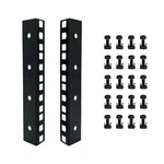 Fmuser 4u Rack Rails With M6 Mount Screws And Cage Nuts Set For 4u, Back. Fixed Price $13.82.