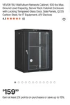 Vevor 15u Wall Mount Network Server Rack Cabinet Enclosure 18'' Glass Door Lock. Fixed Price $95.00.