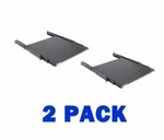 1u Rackmount 19" Adjustable 4 Post Sliding Shelf Gruber 34-105800 (100 Lb Load). Fixed Price $535.00.