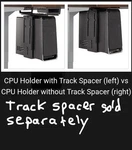 Desktop Computer Cpu Holder Cpu128 Under-desk Mount For Uplift Standing Desk. Fixed Price $32.00.