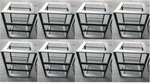 One Pallet Of 8 Middle Atlantic Audio Racks With Cable Manager/rest 25"x19"x18". Fixed Price $771.75.