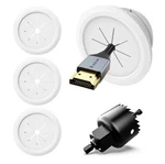 Vcelink Tv Cord Hider For Wall Mounted Tv, 2.36" Mini White Cable Management Kit. Fixed Price $9.99.