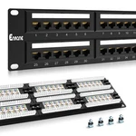 Enmane 2u 48port Patch Panel Cat6 (ec Listed) Rack Mount 19inch E.... Fixed Price $66.80.