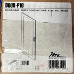 Middle Atlantic Door-p10 ,essex Plexi Door, Fits 10 Ru - Front/rear Locking Ob. Fixed Price $50.38.