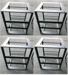One Pallet Of 4 Middle Atlantic Audio Racks With Cable Manager/rest 25"x19"x18". Fixed Price $404.25.
