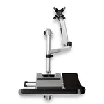 Startech Wallstsi1 Wall Mount Workstation Standing Desk Monitor Kb Mouse Up 34". Fixed Price $543.71.