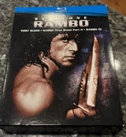 Rambo Blu-ray Trilogy First Blood Part Ii Iii Stallone Lionsgate Widescreen Sub. Fixed Price $9.99.