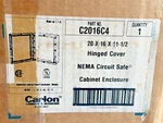 New Carlon C2016c4 Hinged Cover Nema Circuit Safe Enclosure 20 X 16 11.5". Fixed Price $1499.95.