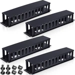Taiyin 8 Pcs 2u Horizontal Mount Cable Management 19 Inch Panel. Fixed Price $75.00.