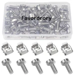 30 Pack M6 X 20mm Rack Mount Cage Nuts, Screws And Washers For Ser.... Fixed Price $22.39.