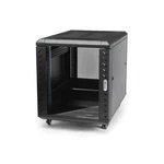 Startech Rk1836bkf 15u Server Rack Cabinet 4 Post Network Equipment W/ Cast. Fixed Price $1502.88.