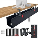 Ahomo,under Desk Cable Upgraded With Enhanced Features-36"l X 6.0"w Black. Fixed Price $54.10.
