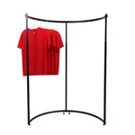 Sswbasics Half Round Black Clothing Rack 64 Usable Hanging Space On. Fixed Price $138.94.