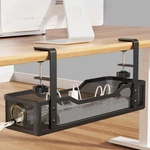 Upgraded Under Desk Cable Management Large, Cinati 16" 1 Pack, Black. Fixed Price $38.12.