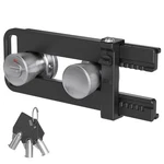 Ast Double Door Security Lock, Middle, Matte Black With Snib And Cylinder. Fixed Price $63.99.
