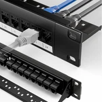 24 Port Keystone Patch Panel With 25 Pack Gold Plated Cat6 Couplers 1u 10gbps. Fixed Price $45.13.