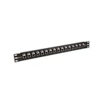 L-com Pr175c6-16s 1.75" 16 Port Low Profile Cat 6 Feed-thru Patch Panel Shielded. Fixed Price $109.00.