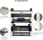 6u Network Rack, 10 Inch Mini Server Rack With 2 Side Translucent Panels & .... Fixed Price $105.95.