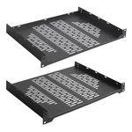 Riveco 2 Pcs 12 Rack Shelves For 19 Inches Network & Cabinets, 1u Ra. Fixed Price $77.75.