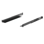 Tecmojo 1u Universal Rack Mount Rails,4-post Server Half Depth, Black. Fixed Price $51.34.