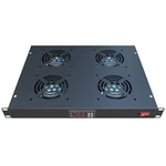 Rack Mount Fan 4 Fans Server Cooling System 1u 19" Rackmount Cabinet Panel W/adj. Fixed Price $133.22.
