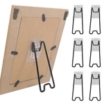 Nirxxiy 6 Pcs Picture Frame Stand, Table Top Easel, Stainless Steel H.... Fixed Price $20.27.