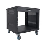 Sound Town 8u Universal Steel Rack, W/ 3" Locking Casters, Vented Side Panels.... Fixed Price $181.25.