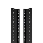 Navepoint Vertical Rack Rail Pair Diy Kit With Hardware Black 20u. Fixed Price $56.99.
